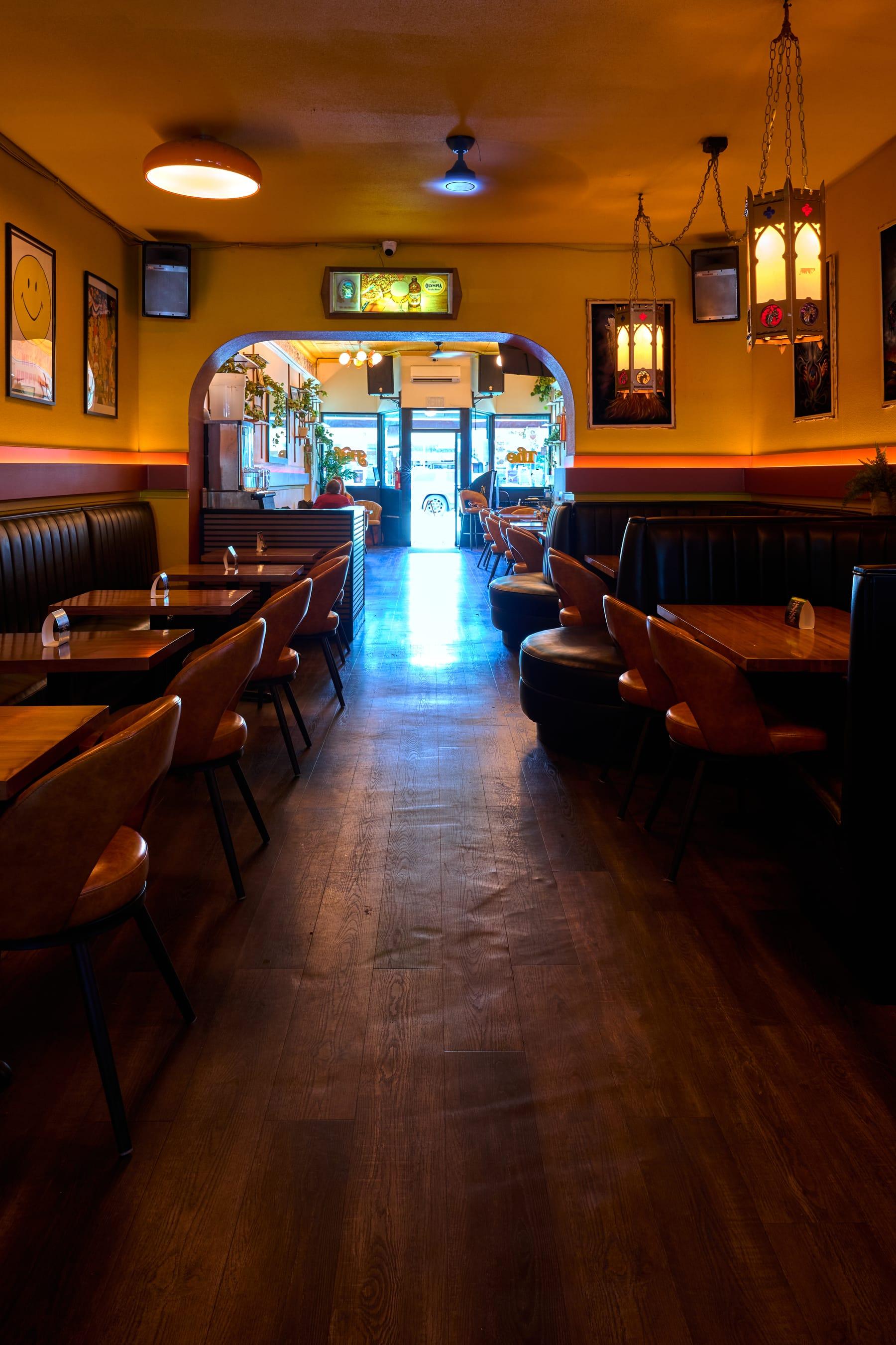 The Hub bar interior